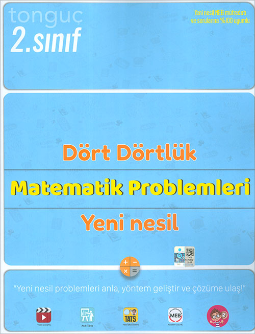 2 Sınıf Dört Dörtlük Yeni Nesil Matematik Problemleri