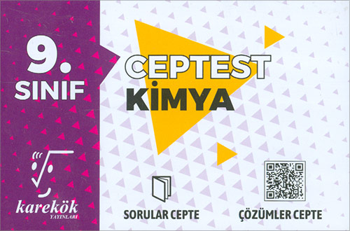Karekök 9 Sınıf Kimya CepTest Komisyon 25 İndirim