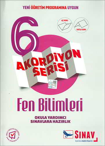 Sınav 6 Sınıf Fen Bilimleri Akordiyon Serisi Komisyon 20 İndirim