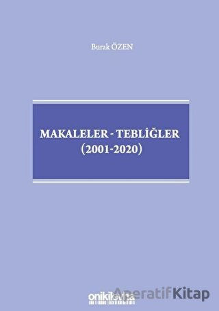 Makaleler Tebliğler 2001 2020