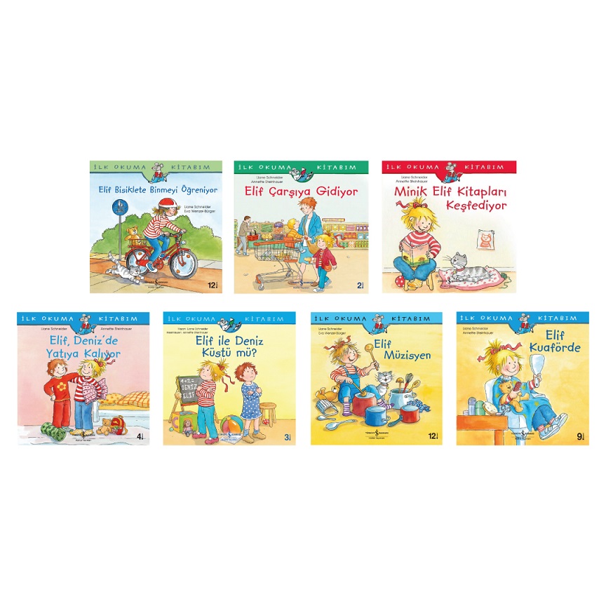 Elif İlk Okuma Kitabım Set 8 Kitap Liane Schneider 25 İndirim