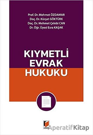 Kıymetli Evrak Hukuku