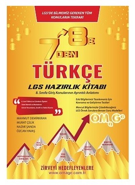 7 den 8 e LGS Türkçe Hazırlık Kitabı