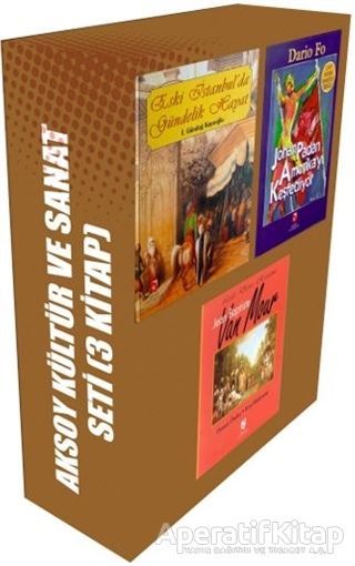 Aksoy Kültür ve Sanat Seti 3 Kitap Takım