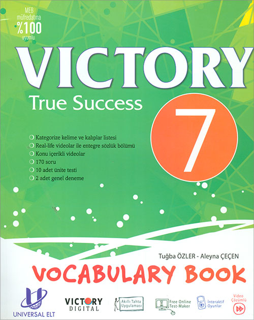 Victory 7 True Success Vocabulary Book Komisyon 43 İndirim