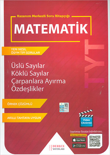 Derece Yayınları TYT Üslü Köklü Sayılar Çarpanlara Ayırma Özdeşlikler