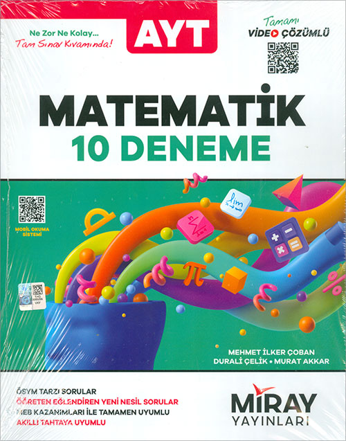 Miray Yayınları AYT Matematik 10 Deneme