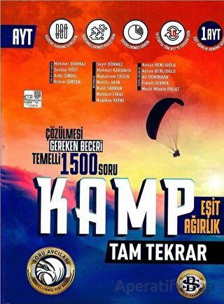 Bilgi Sarmal AYT Eşit Ağırlık Tam Tekrar Kamp