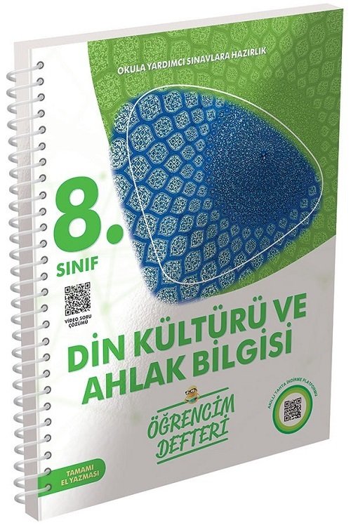 Murat Yayınları 8 Sınıf LGS Din Kültürü ve Ahlak Bilgisi Öğrencim Defteri Murat