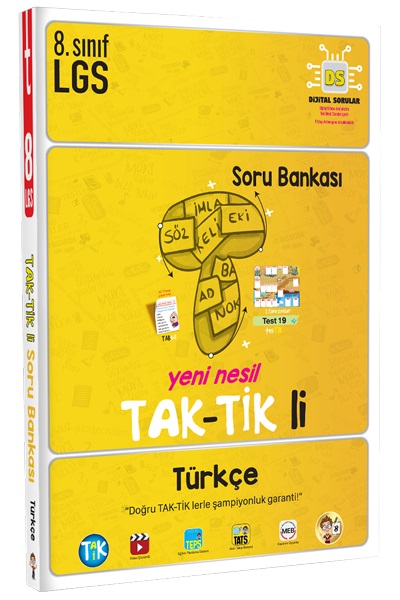 8 Sınıf LGS 2021 Türkçe Tak Tik li Soru Bankası