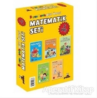 Okul Öncesi 3 Yaş Matematik Seti 5 Kitap