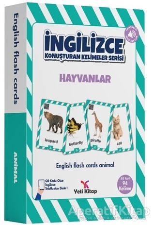 Hayvanlar İngilizce Konuşturan Kelimeler Serisi