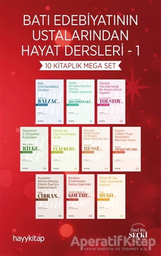 Batı Edebiyatının Ustalarından Hayat Dersleri 1 10 Kitap