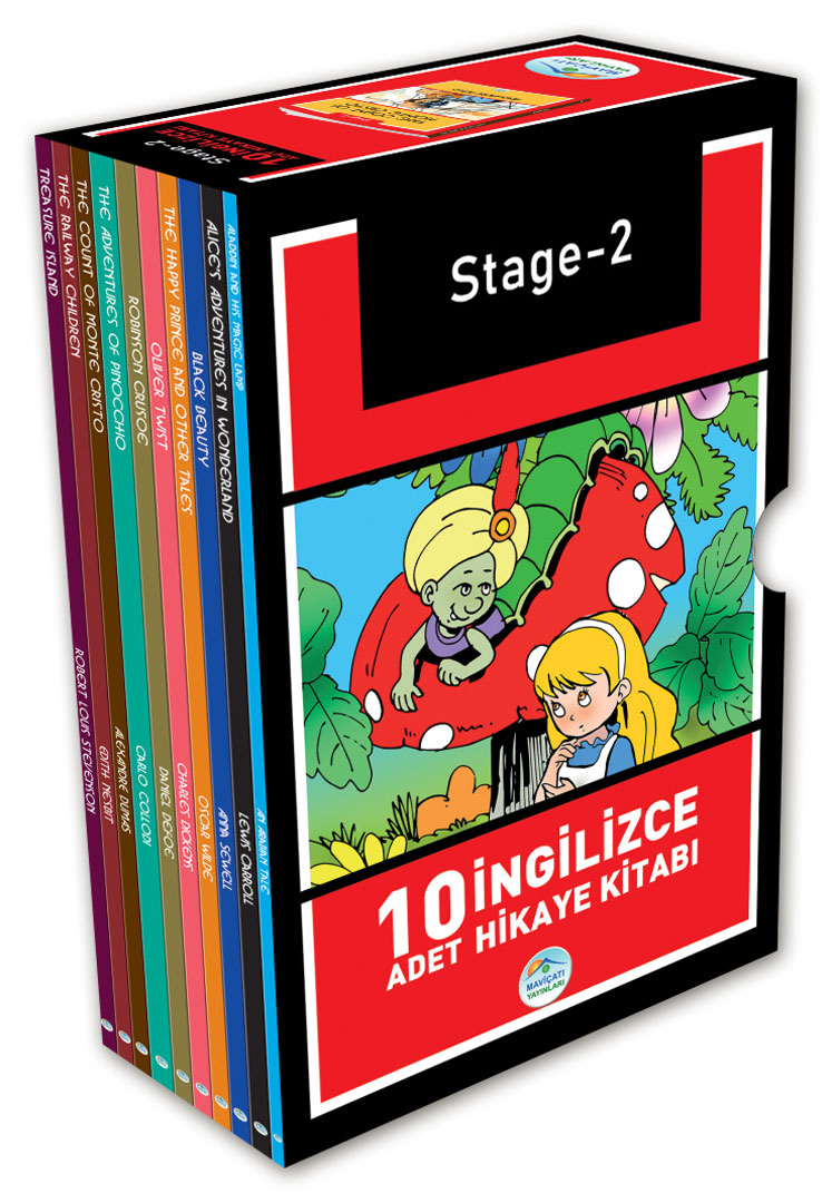 Stage 2 İngilizce Hikaye Seti 10 Kitap Maviçatı Yayınları Kollektif 67 İndirim
