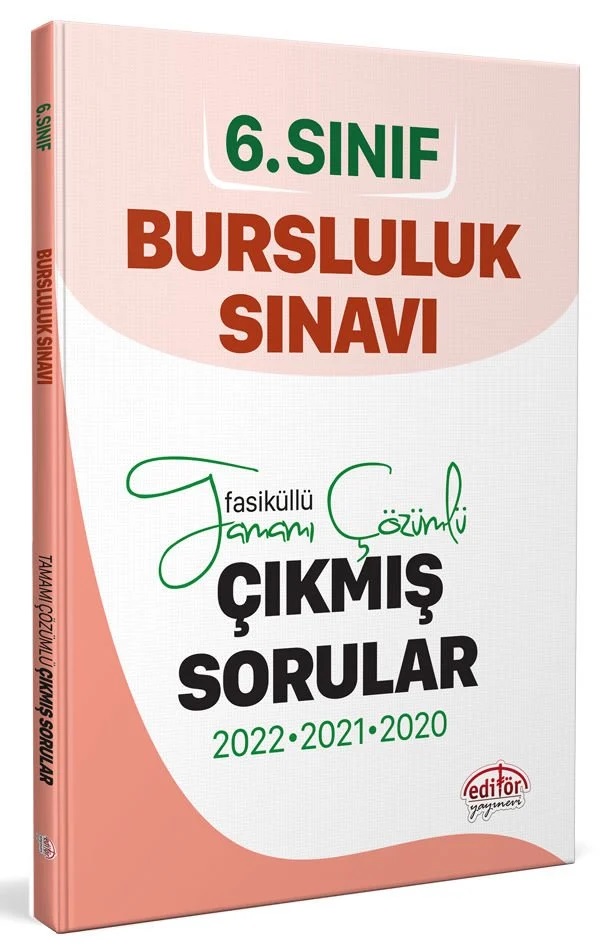 6 Sınıf Bursluluk Çıkmış Sorular ve Çözümleri Editör Yayınevi