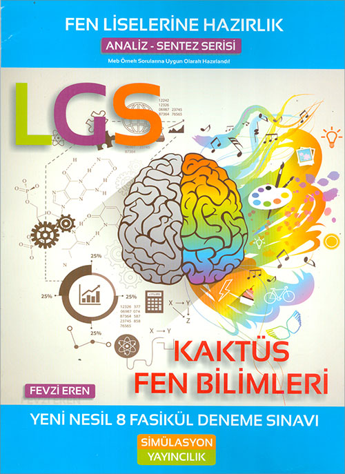LGS Kaktüs Fen Bilimleri Yeni Nesil 8 Fasikül Deneme Sınavı Simülasyon Yayıncılık Komisyon 38 İndirim