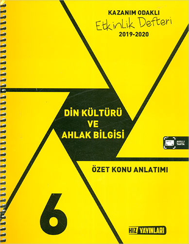 6 Sınıf Din Kültürü ve Ahlak Bilgisi Kazanım Odaklı Etkinlik Defteri Hız Yayınları