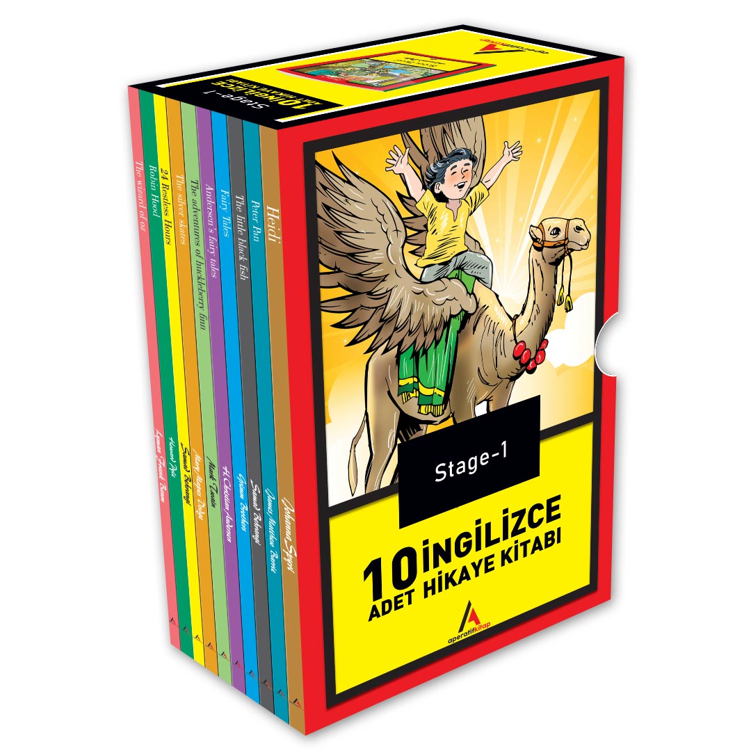 Stage 1 İngilizce Hikaye Seti 10 Kitap Aperatif Kitap Yayınları Komisyon 60 İndirim