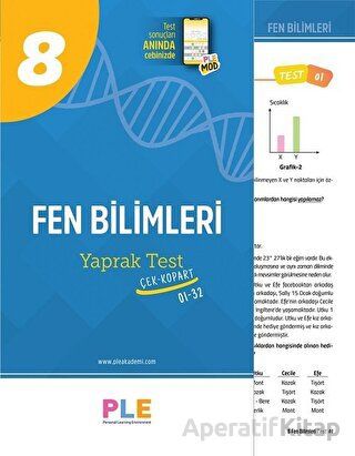 Birey PLE 8 Sınıf Fen Bilimleri 32 Yaprak Test