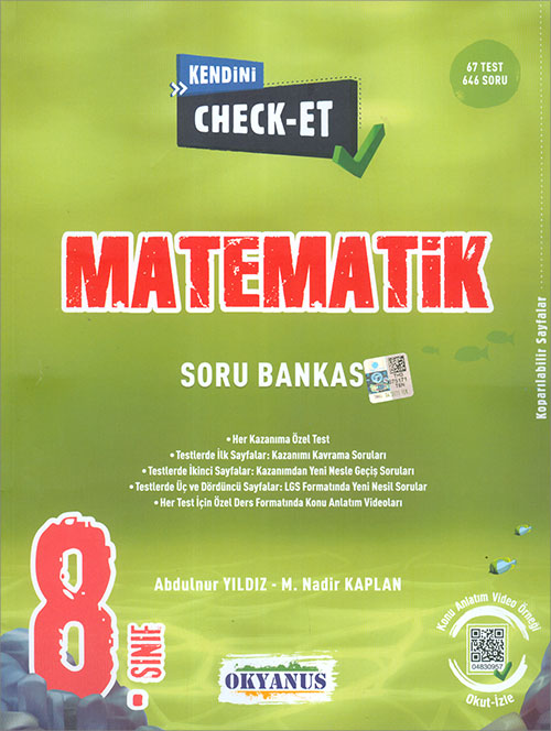 8 Sınıf Kendini Check Et Matematik Soru Bankası