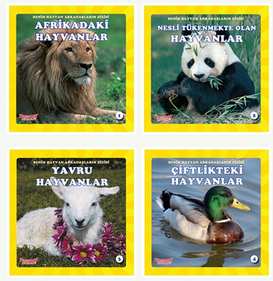 Benim Hayvan Arkadaşlarım Dizisi 4 Kitap