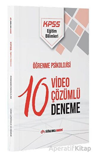 KPSS Eğitim Bilimleri Öğretim Yöntem ve Teknikleri Çözümlü 10 Deneme Akademi Kolektif 25 İndirim