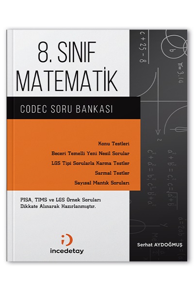 8 Sınıf LGS Matematik Codec Soru Bankası