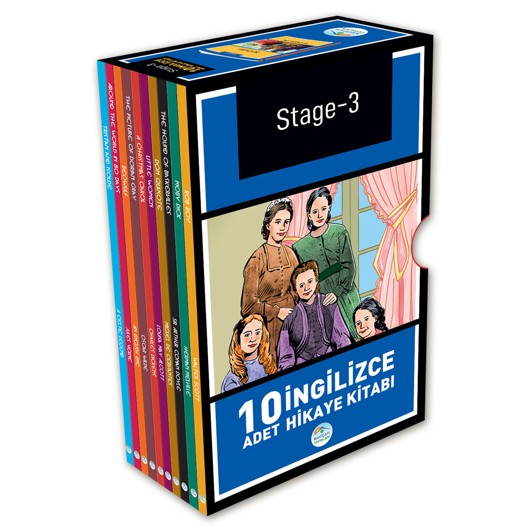 Stage 3 İngilizce Hikaye Seti 10 Kitap Seti Maviçatı Yayınları Kollektif 57 İndirim