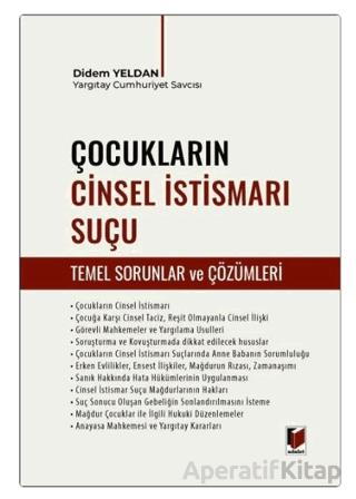 Çocukların Cinsel İstismarı Suçu Temel Sorunlar ve Çözümleri