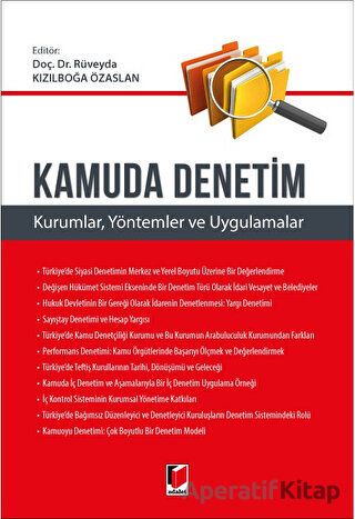 Kamuda Denetim Kurumlar Yöntemler ve Uygulamalar Rüveyda Kızılboğa Özaslan