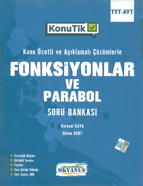 TYT AYT KonuTik Fonksiyonlar Ve Parabol Soru Bankası