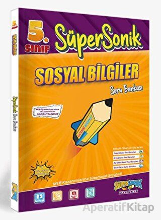 Süpersonik Yayınları 5 Sınıf Sosyal Bilgiler Soru Bankası