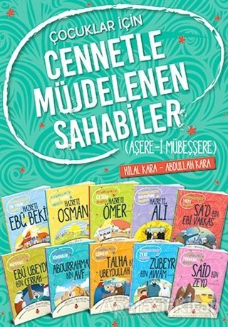 Çocuklar İçin Cennetle Müjdelenen Sahabiler Seti 10 Kitap Takım