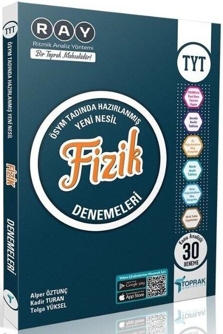 Toprak Yayınları TYT Fizik Deneme Kitabı