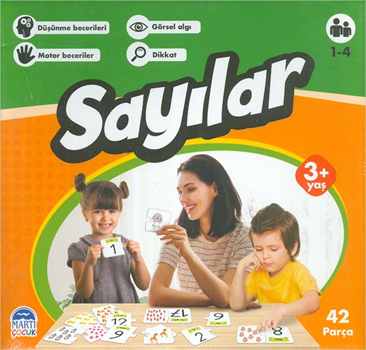Eğitici Yapboz Sayılar 3 Yaş