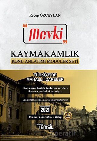 Mevki Türkiyede Mahalli İdareler Temsil Kitap