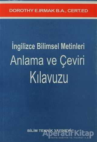 İngilizce Bilimsel Metinleri Anlama ve Çeviri Kılavuzu