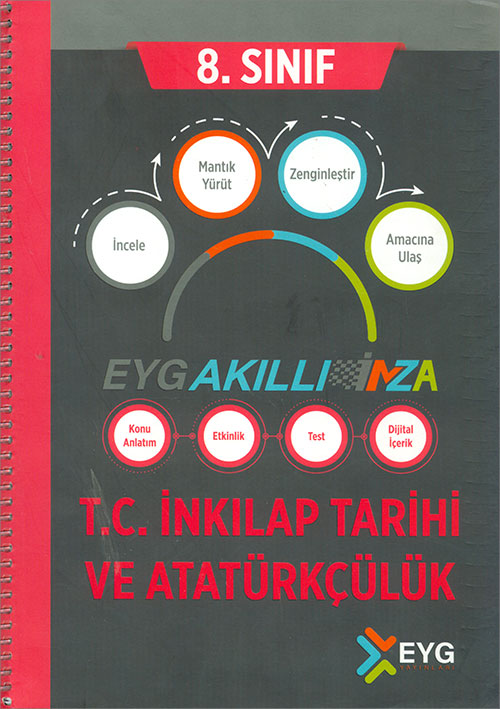 8 Sınıf İnkılap Tarihi ve Atatürkçülük Akıllı Defter Kampanyalı EYG Kolektif 61 İndirim
