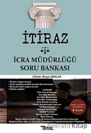 İtiraz İcra Müdürlüğü Mevzuatı