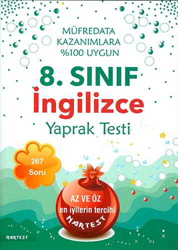 8 Sınıf İngilizce Yaprak Testi Yeni Müfredat