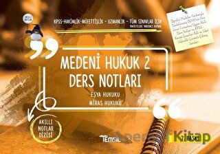 Medeni Hukuk 2 Ders Notları Eşya Hukuku Miras Hukuku