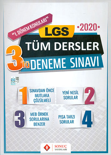 8 Sınıf LGS Fen Bilimleri 12li Deneme Sınavı Kondisyon Yayınları Komisyon