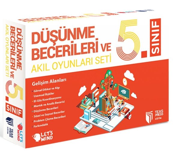 5 Sınıf Düşünme Becerileri ve Akıl Oyunları Seti 25 İndirim