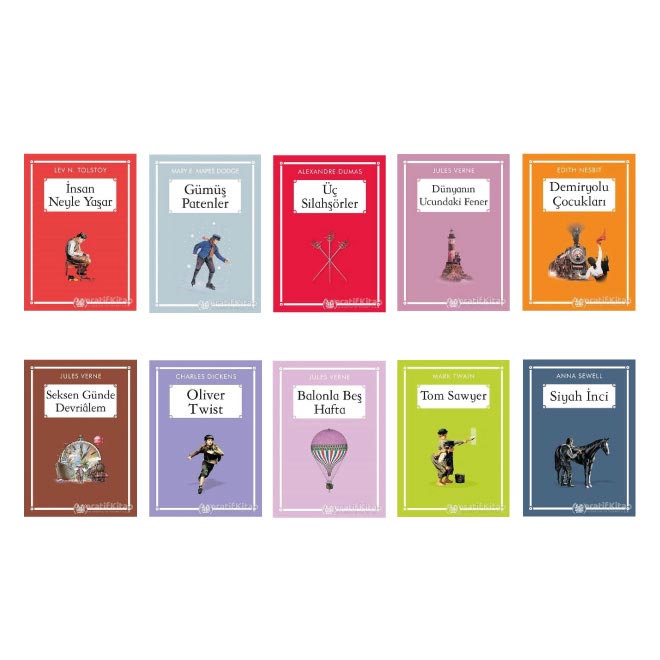 Çocuk Dünya Klasikleri 3 Set 10 Kitap