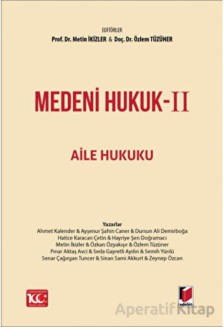 Medeni Hukuk II Aile Hukuku