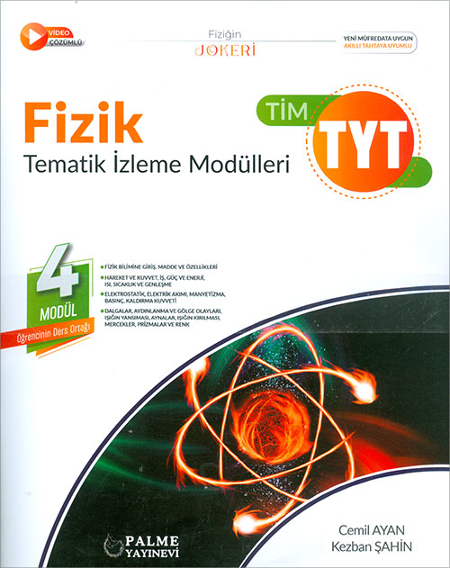 TYT Fizik Tim Tematik İzleme Modülleri 4 Modül