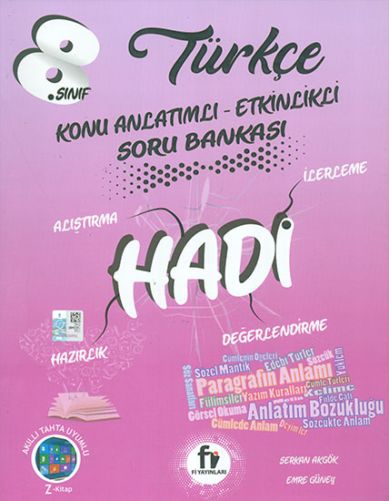 8 Sınıf Türkçe Konu Anlatımlı Etkinlikli Full Soru Bankası