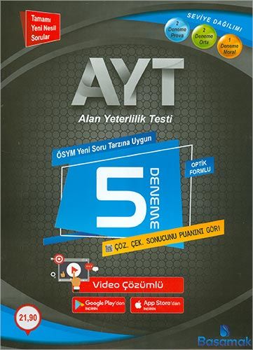 Basamak Ayt 5 Li Deneme Video Çözümlü Seviye Dağılımlı