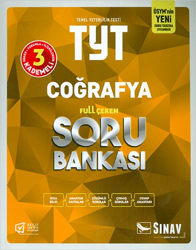 Sınav TYT Coğrafya Full Çeken Soru Bankası Komisyon