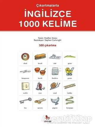 Çıkartmalarla İngilizce 1000 Kelime 500 Çıkartma